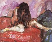 Edvard Munch Naked painting